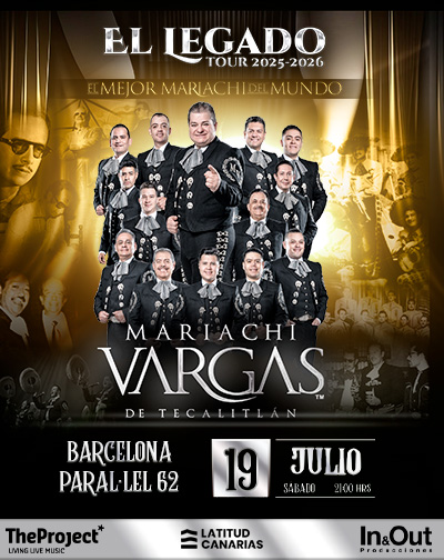 Mariachi Vargas de Tecalitlán llega a Barcelona